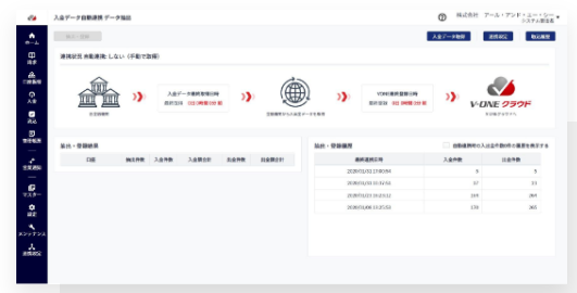 金融機関の入金データを自動取得する「入金データ自動連携機能」