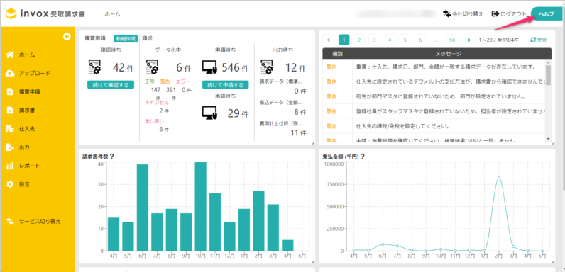 invoxにはどのようなサポートがある？